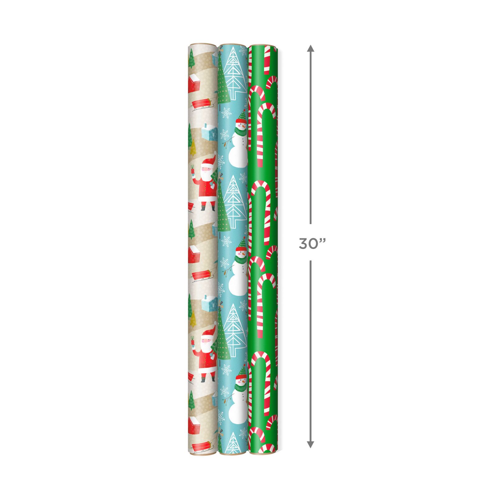 Hallmark Reversible Christmas Wrapping Paper