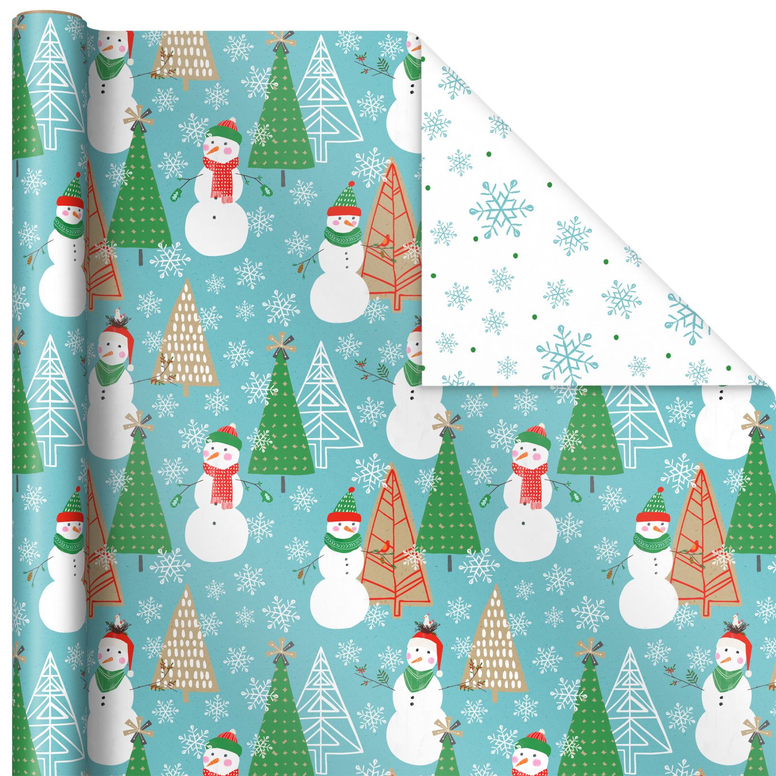 Hallmark Reversible Christmas Wrapping Paper