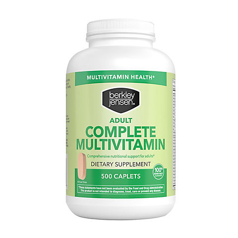 Berkley Jensen Complete Adult Health Multivitamin, 500 ct.