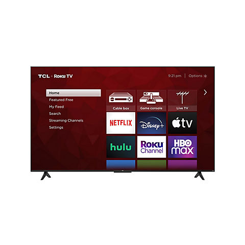 TCL 55" 4 Series LED 4K UHD Roku Smart TV with 2-Year Coverage