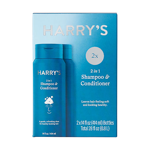 Harry's 2 in 1 Shampoo and Conditioner, 2 pk./14 oz.