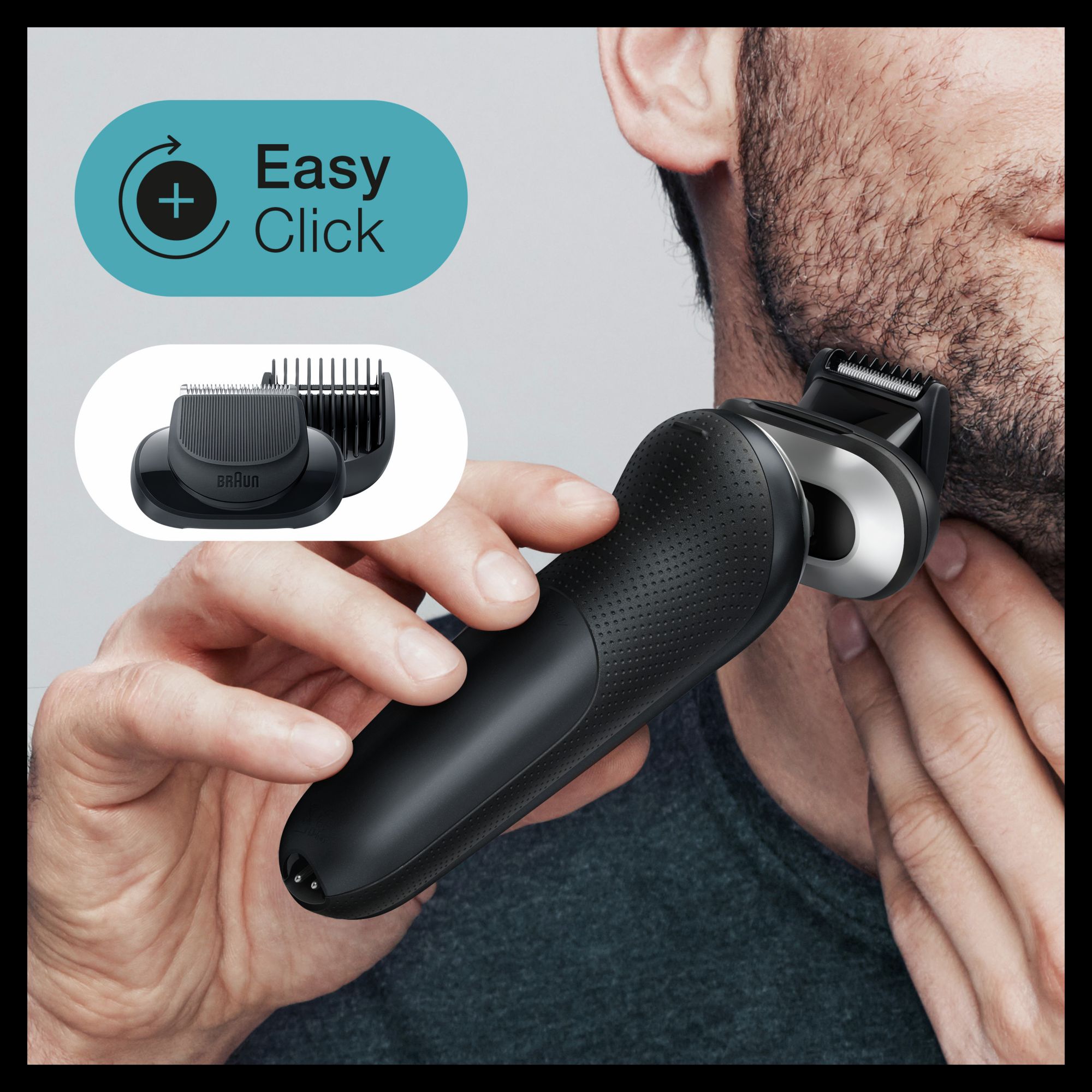 Buy Braun Series 3 Electric Shaver & Precision Beard Trimmer For