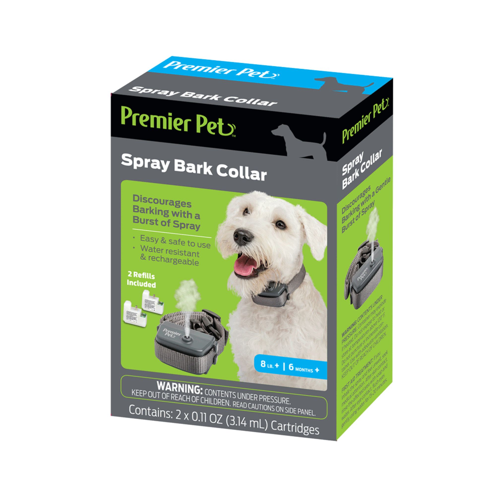 Pet spray outlet collar