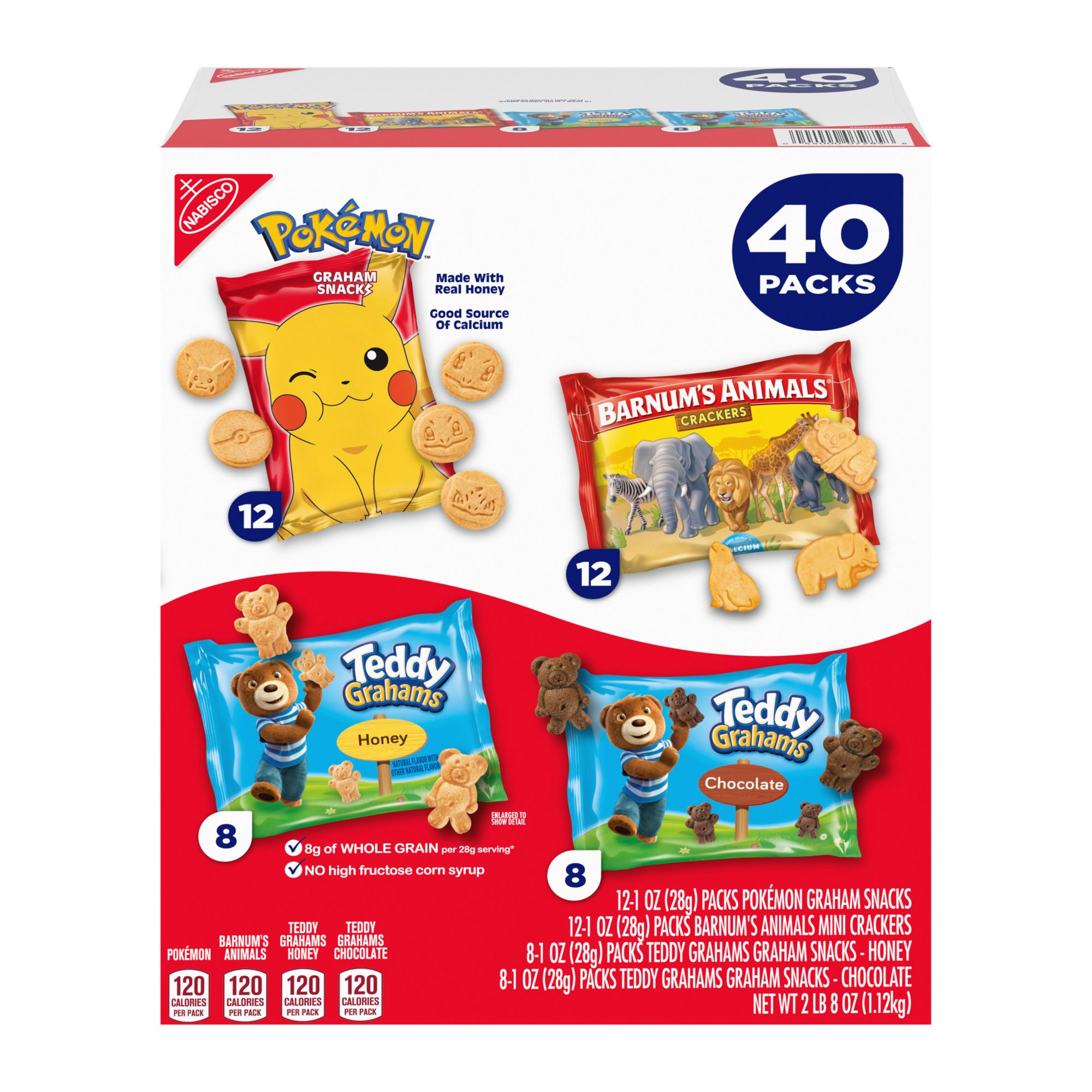 Nabisco Pokemon Grahams, Teddy Grahams, and Barnum's Animal Crackers ...