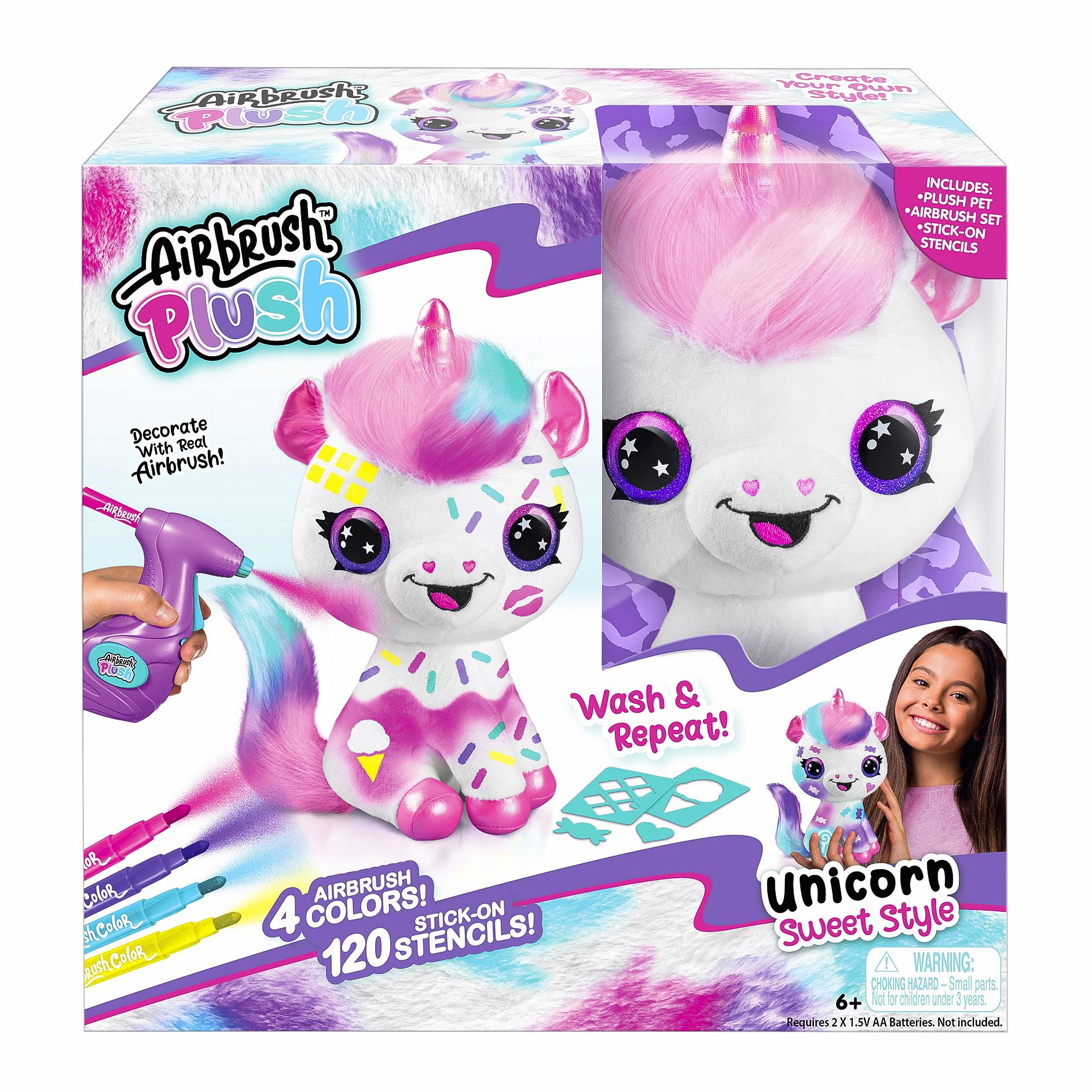 Magic Unicorn Airbrush Plush