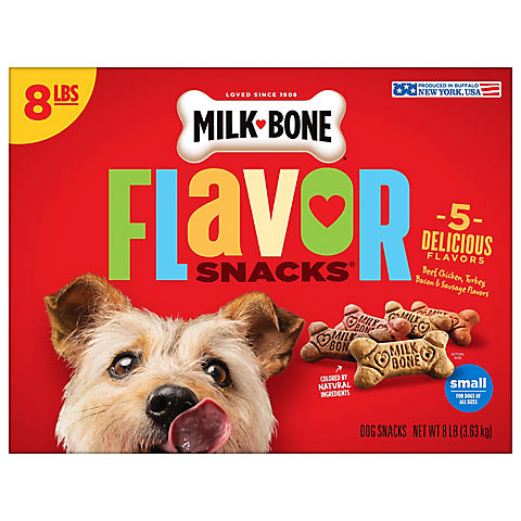 Milk-Bone Flavor Snacks Small Dog Biscuits, 8 lbs.