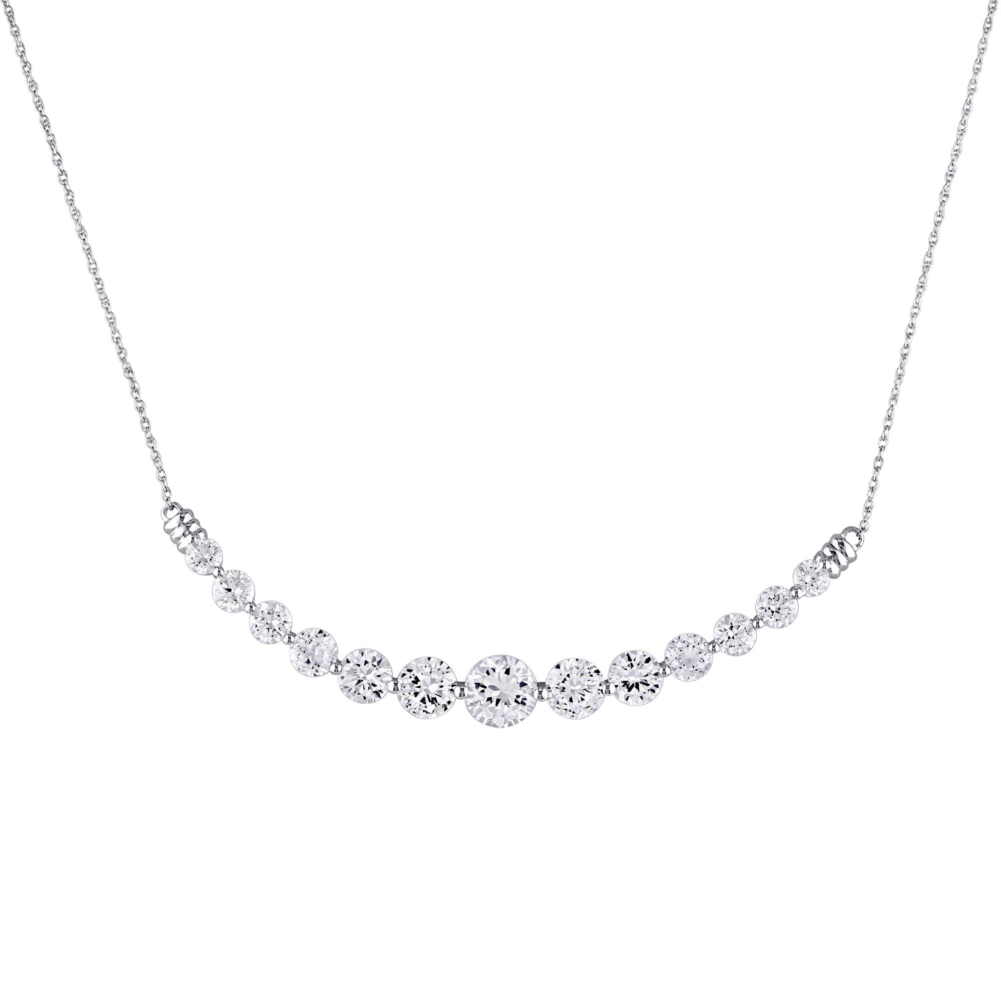 1/5 Ct. T.W. Diamond Lock Necklace in 10K Gold