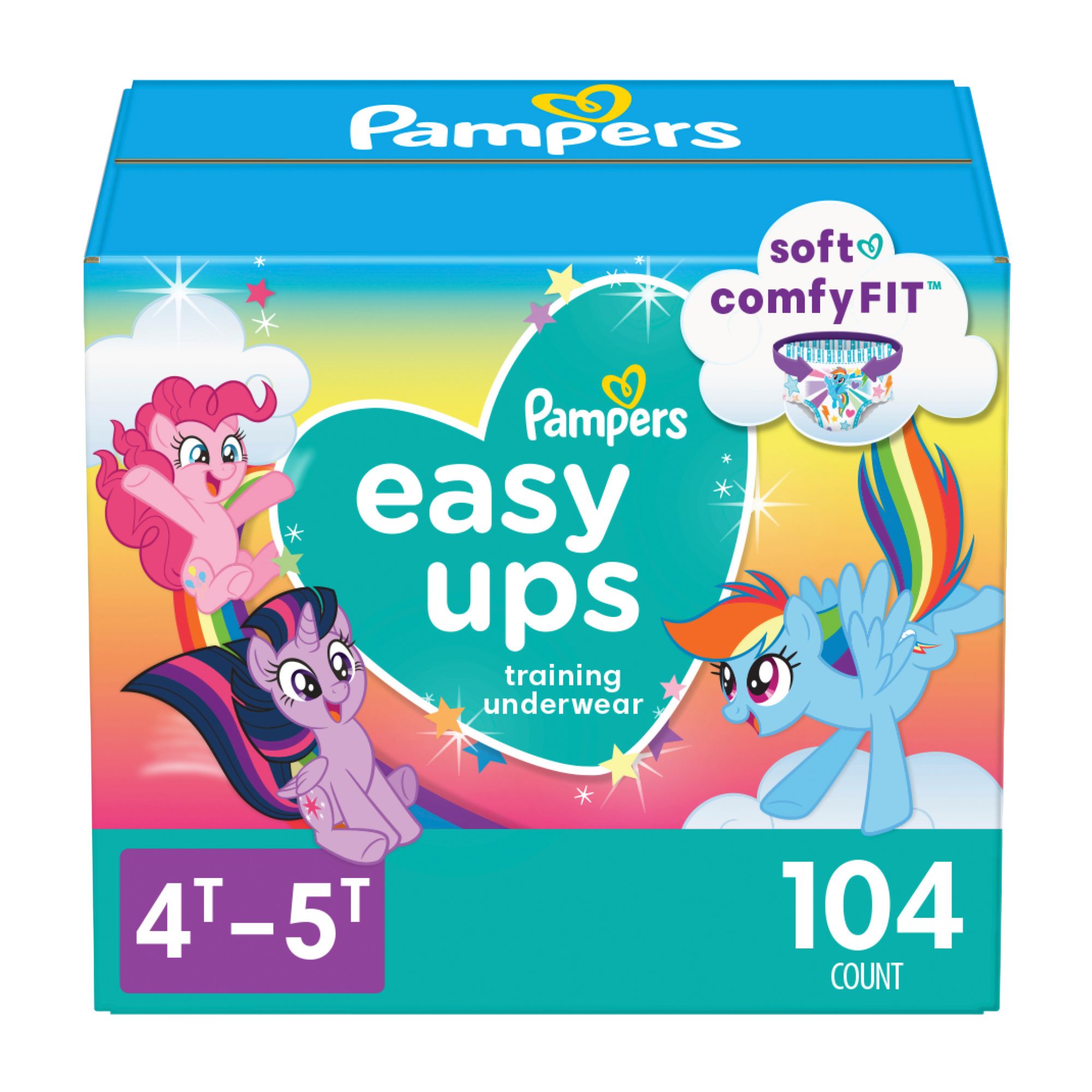 Pampers Easy Ups Training Pants for Girls Giant Pack (Size 3T-4T