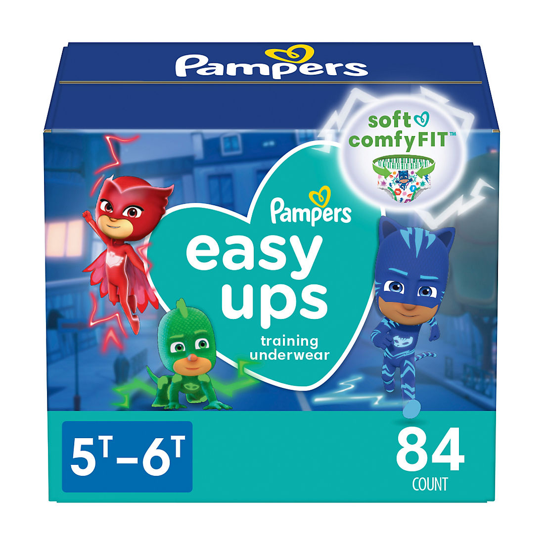 Pampers Easy Ups Training Pants Boys and Girls 80 Count Size 7 5T-6T