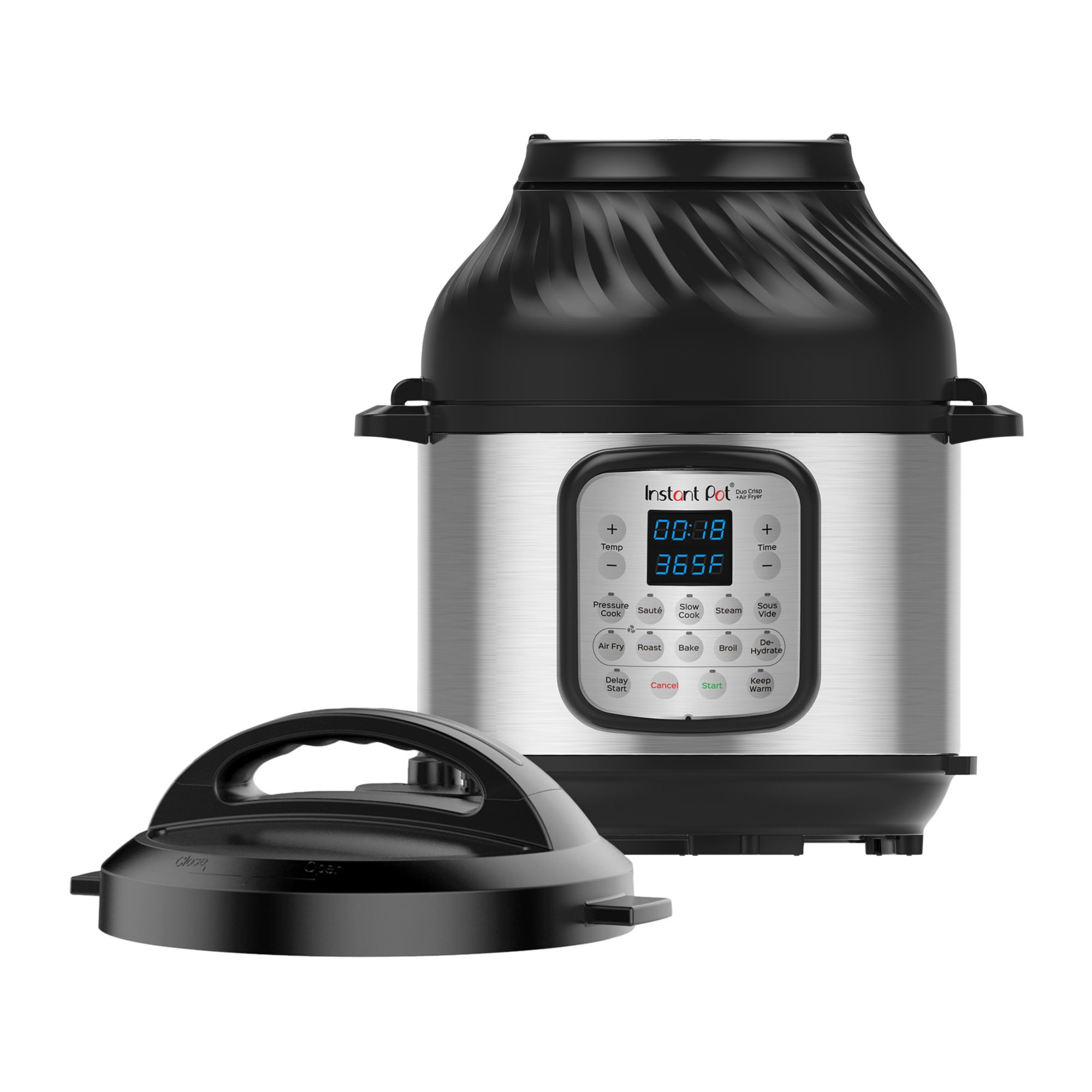 Instant Pot Duo Crisp Pressure Cooker with Air Fryer Lid 6 qt