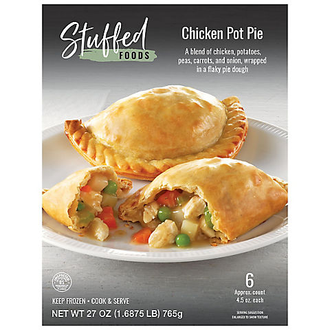 Stuffed Foods Chicken Pot Pie, 6 ct./4.5 oz.
