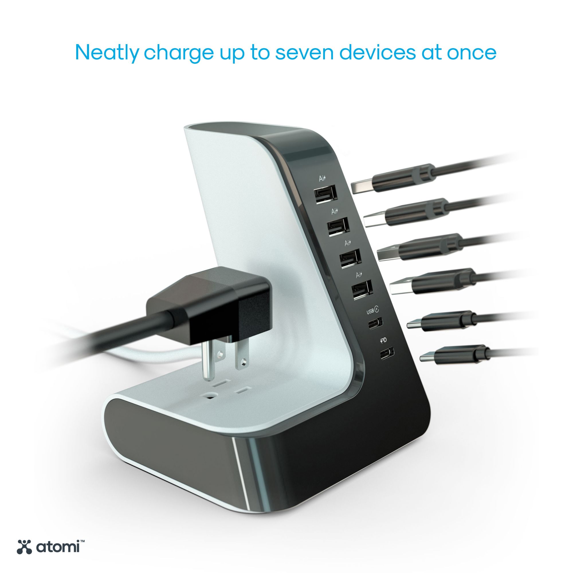 Atomi Multi-Port Charge Station