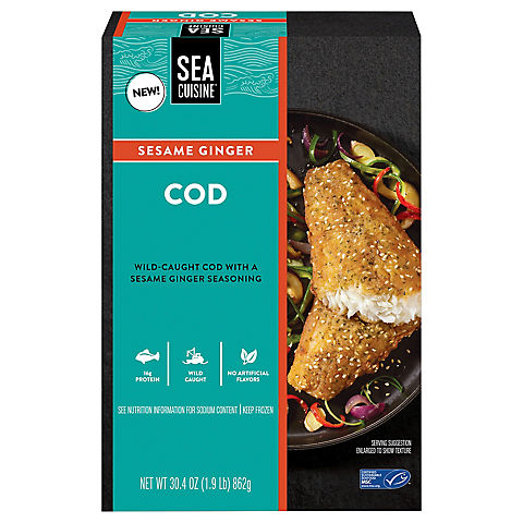 Sea Cuisine Sesame Ginger Cod, 30.4 oz.