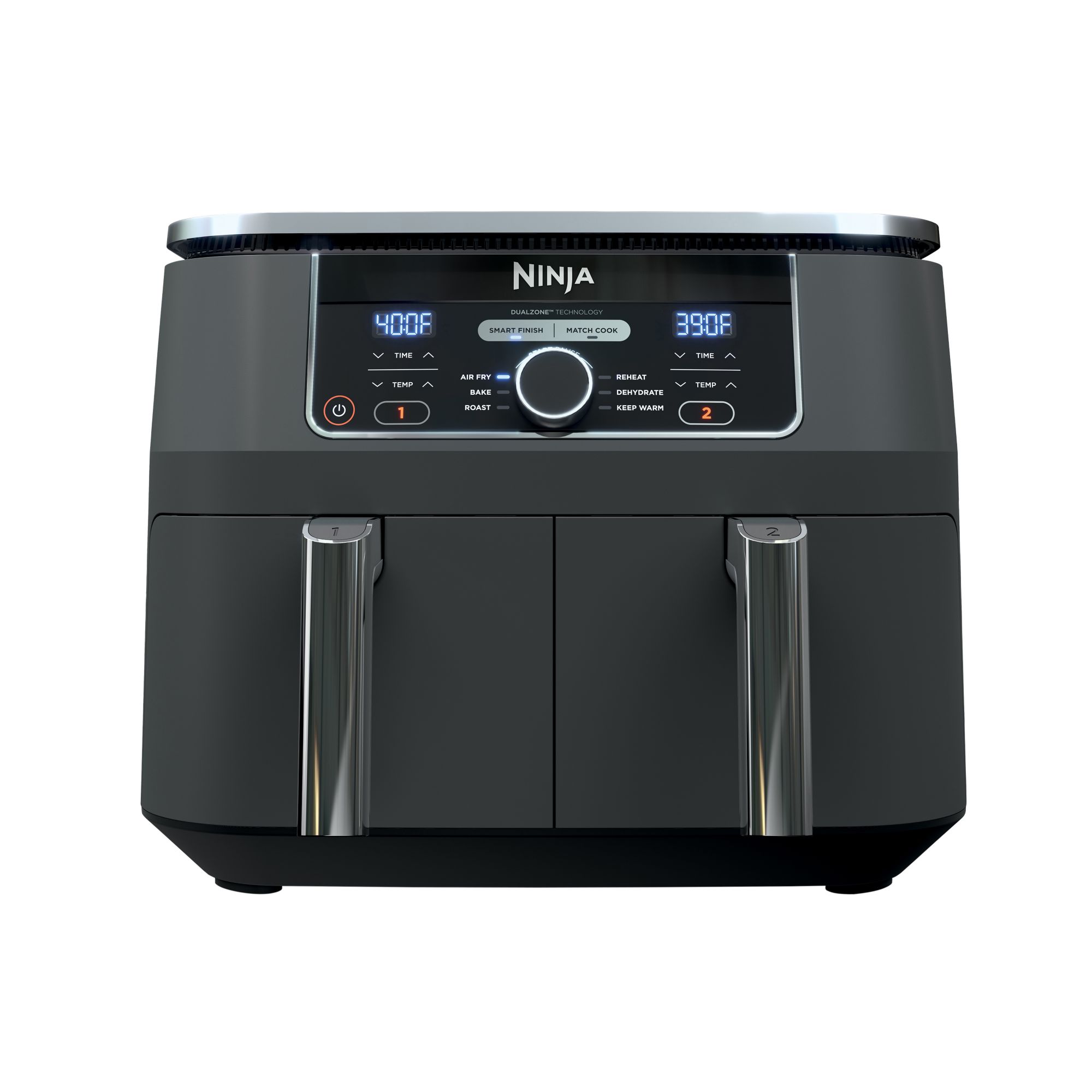 Ninja Foodi 6-in-1 8-Qt. Two Basket Air Fryer - Black