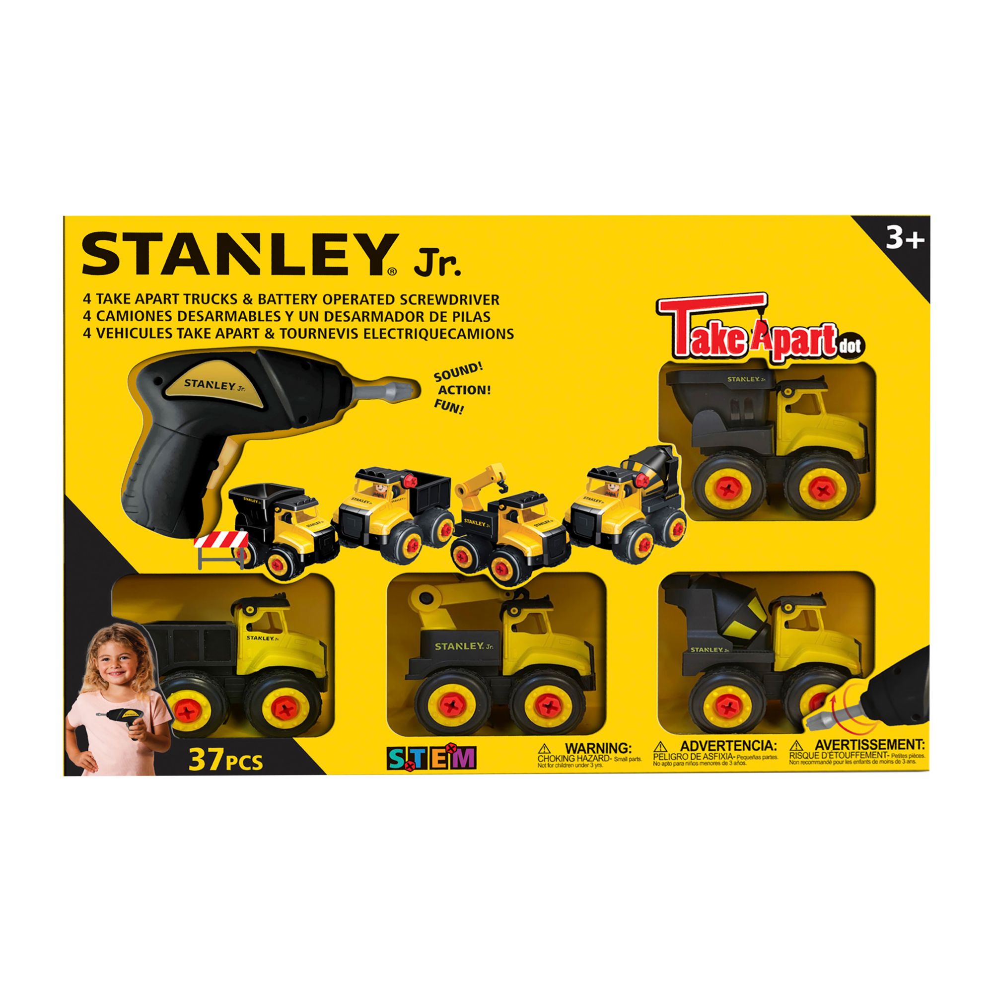 Red Tool Box Stanley Jr. 4-piece Garden Hand Tool Set