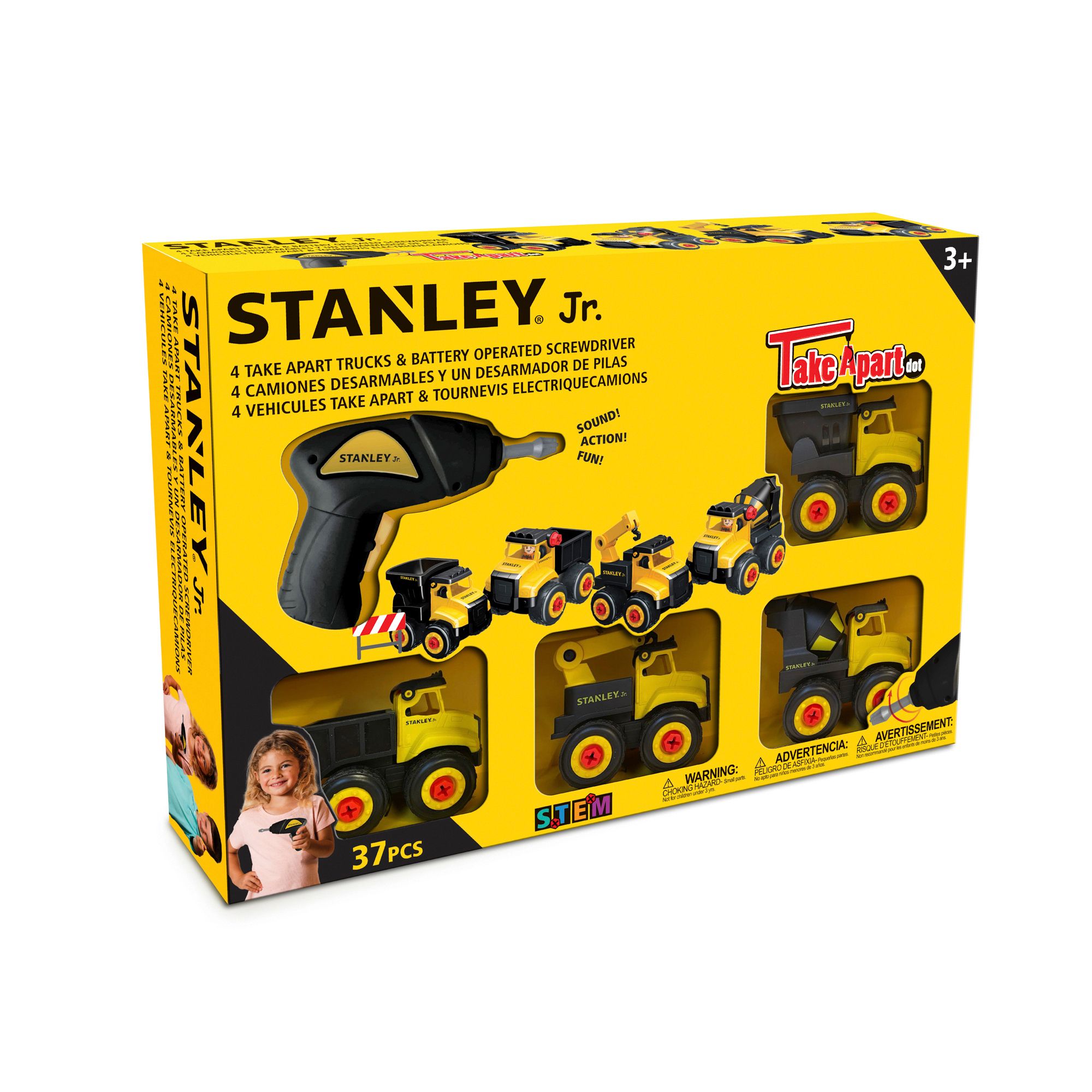 Stanley Jr. Mega Tool Set with Battery Operated Drill and Tool