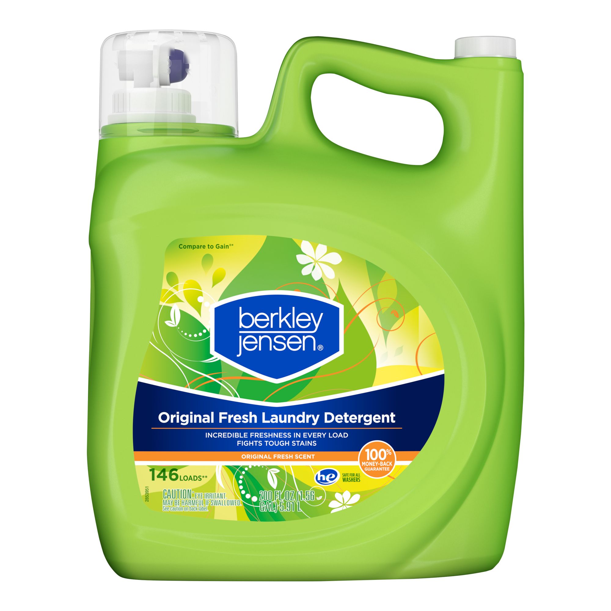 Berkley Jensen Liquid Laundry Detergent - Original Fresh Scent, 146 loads/200 fl. oz.