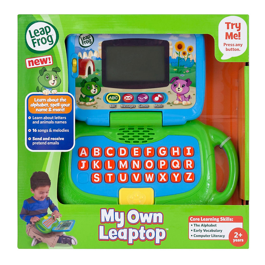 LeapFrog My Own Kids Laptop Toddler Baby Toy Kids Alphabet Leaptop MODEL 19150 