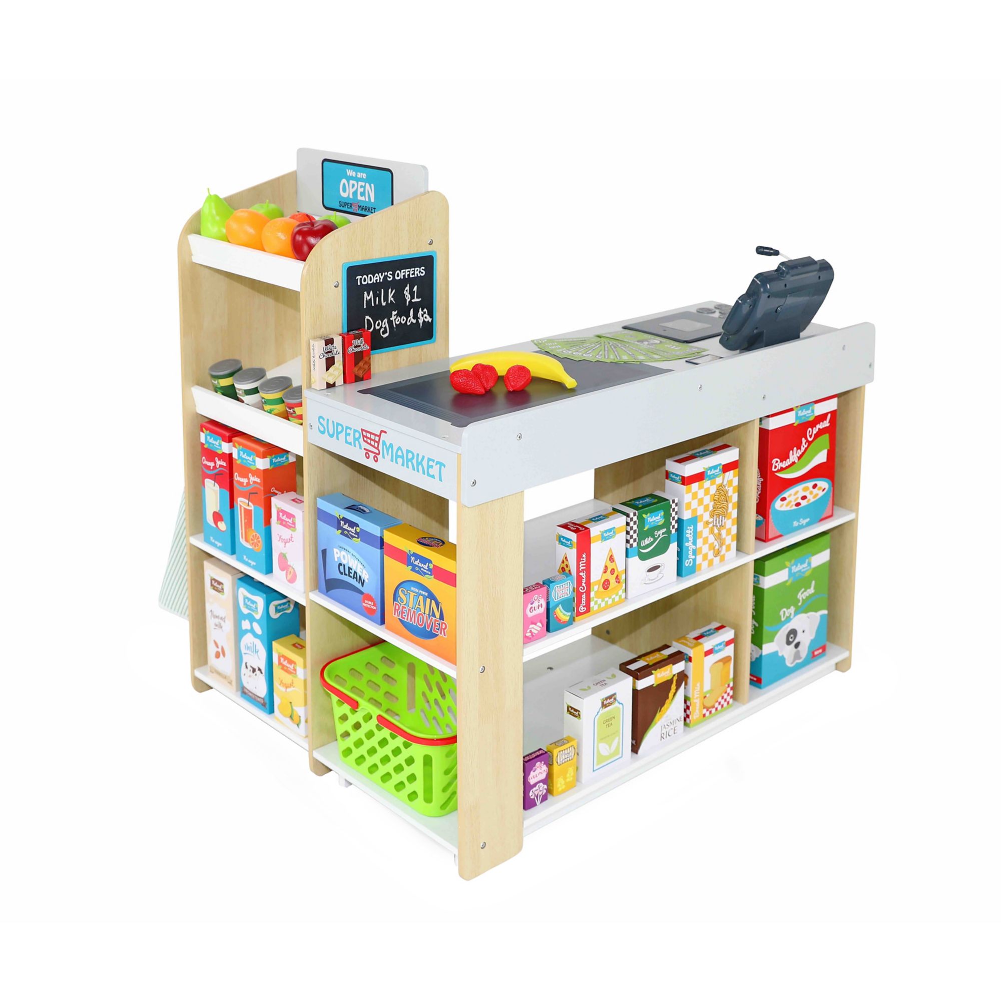 PLAY KITCHEN ORGANIZATION TO ENCOURAGE IMAGINATIVE & PRETEND PLAY by The  Traveling Red