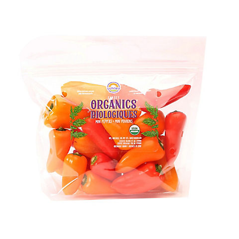 Organic Mini Sweet Peppers, 1 lb.