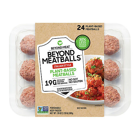 Beyond Meat Beyond Meatballs Italian Style Plant-Based Meatballs, 24 ct./20 oz.