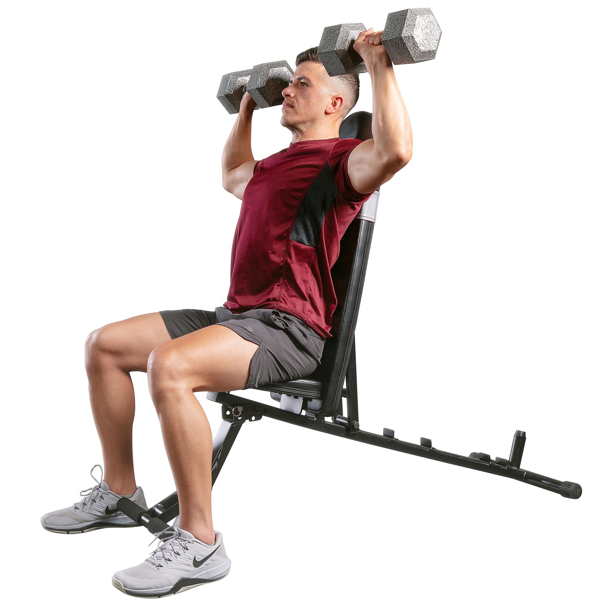 Utility weight bench online adjustable