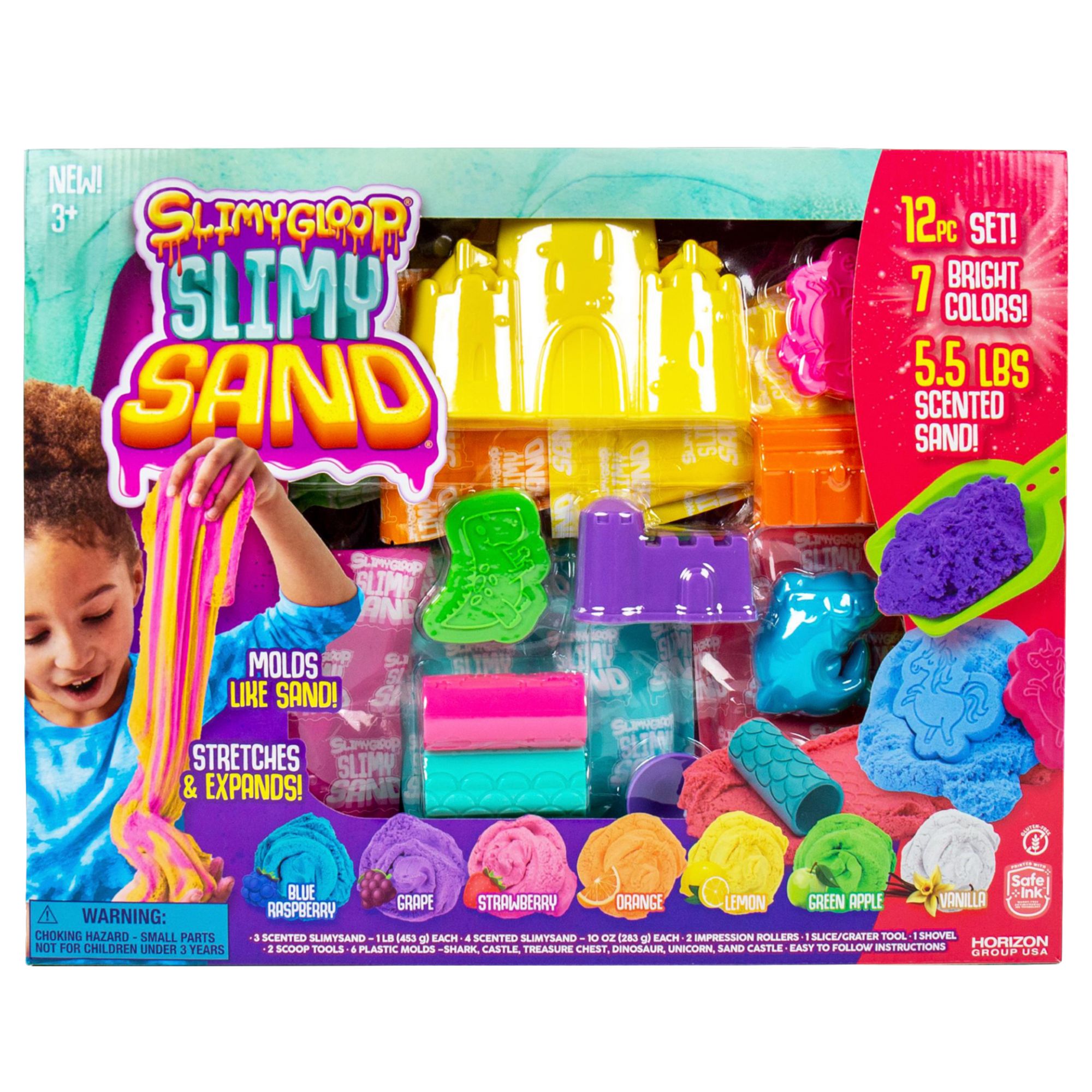 USA Toyz 23-piece multi-color sand molds kit for children 3+ years