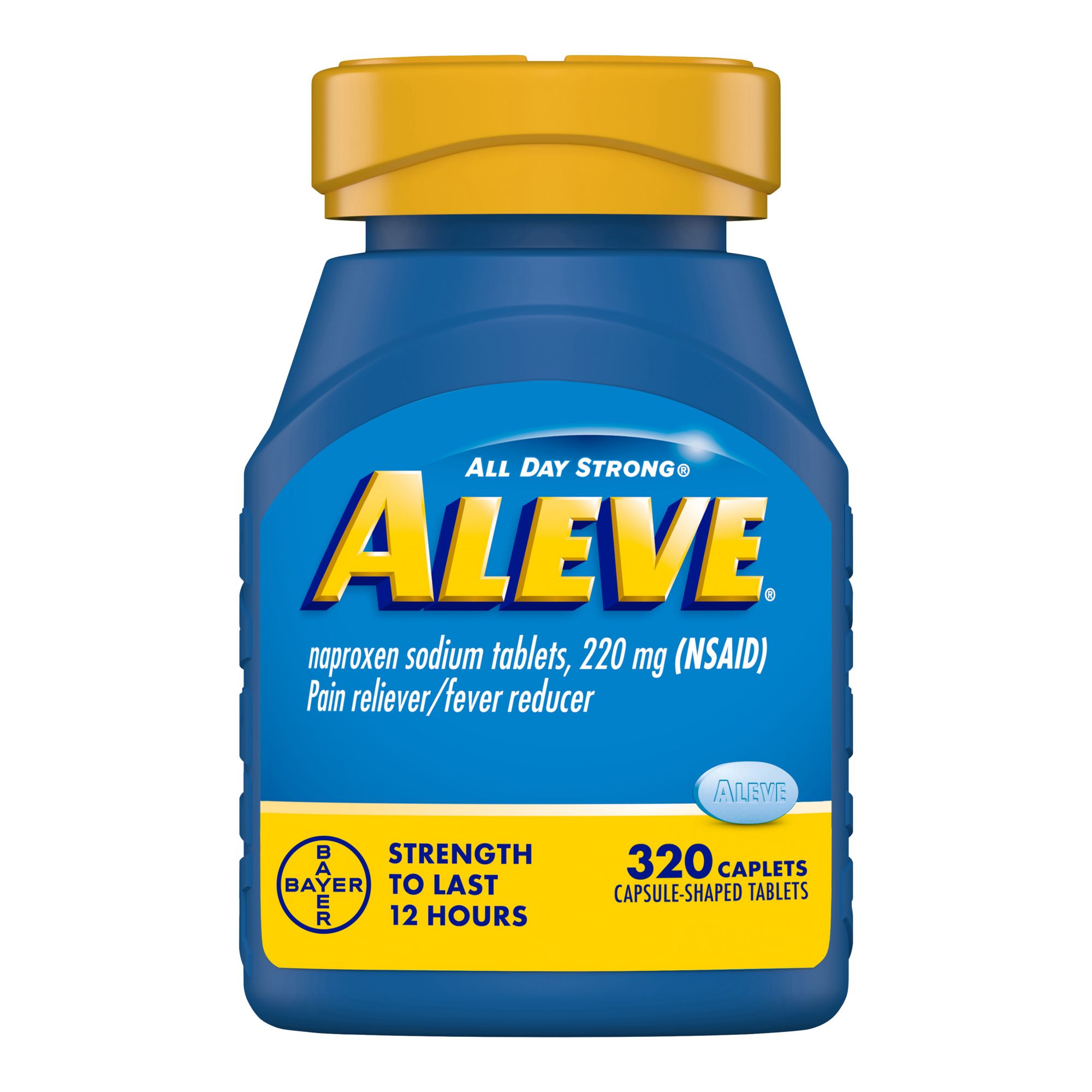 Aleve 220mg Naproxen Sodium Caplets, 320 ct.