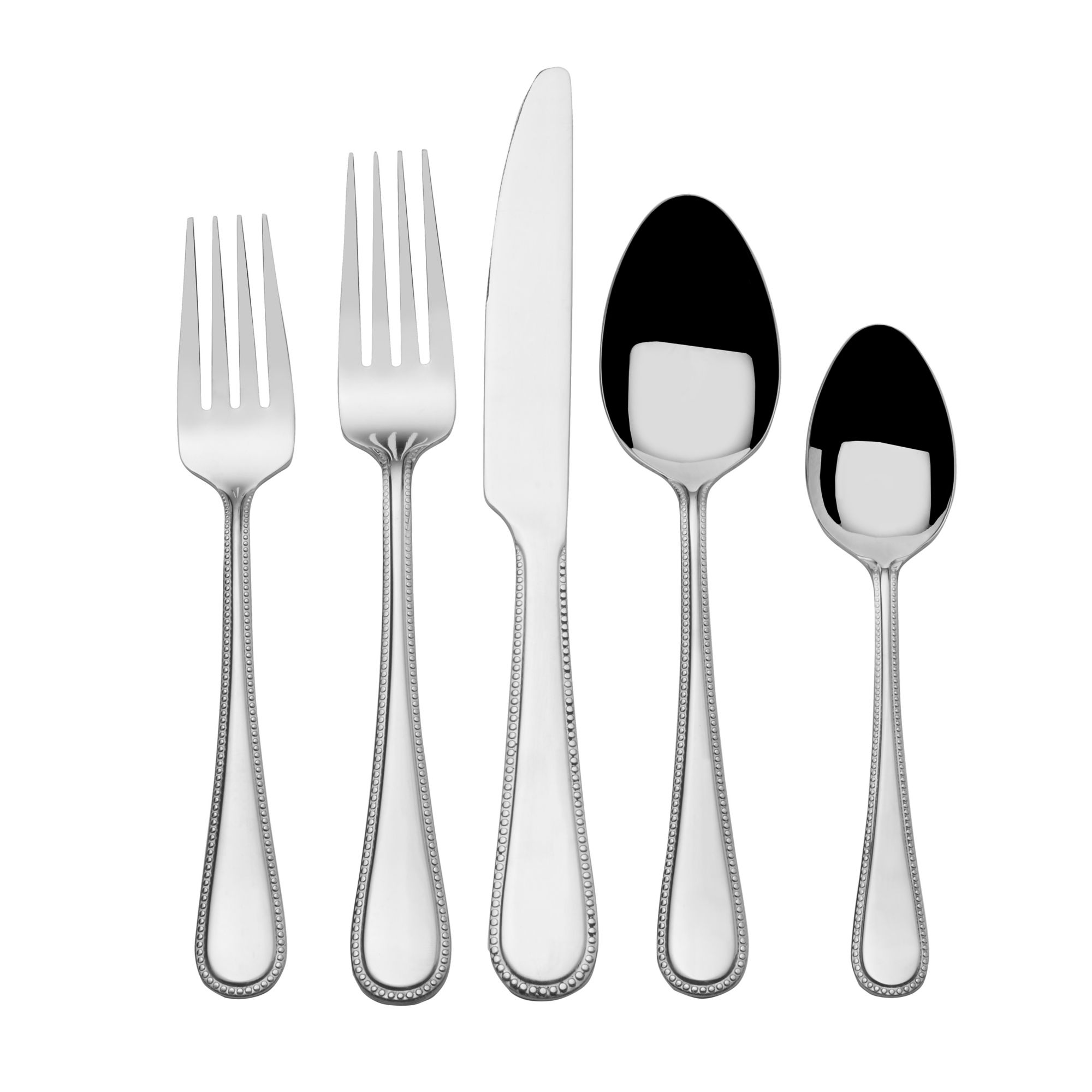 Ivy Bronx Jerritt Stainless Steel Flatware Set - Service for 8