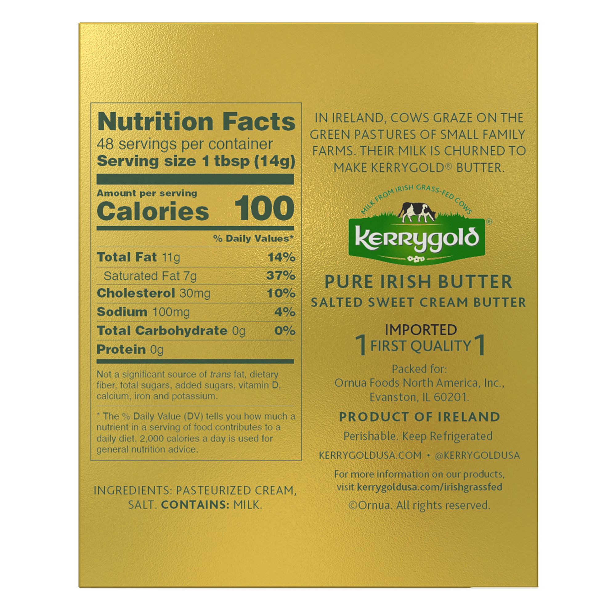 Kerrygold Grass Fed Pure Irish Butter Sticks, 8 oz - Ralphs