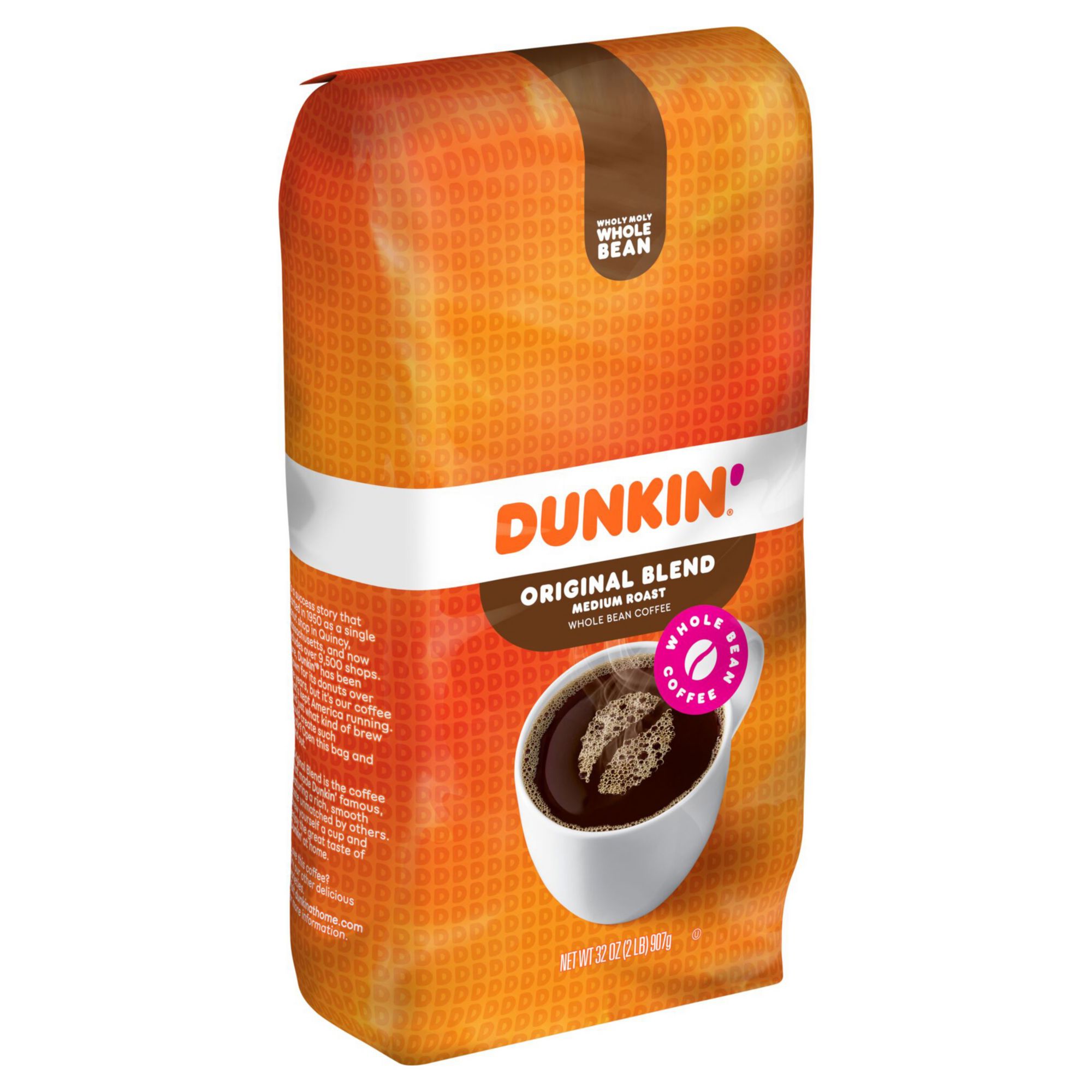 Dunkin' Original Whole Bean Coffee 32 oz.