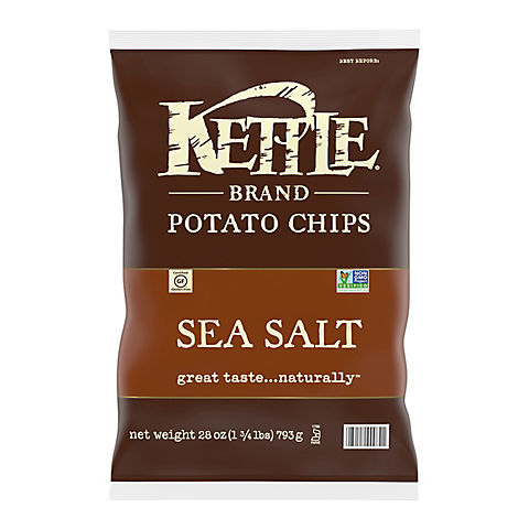 Kettle Brand Sea Salt Potato Chips, 28 oz.