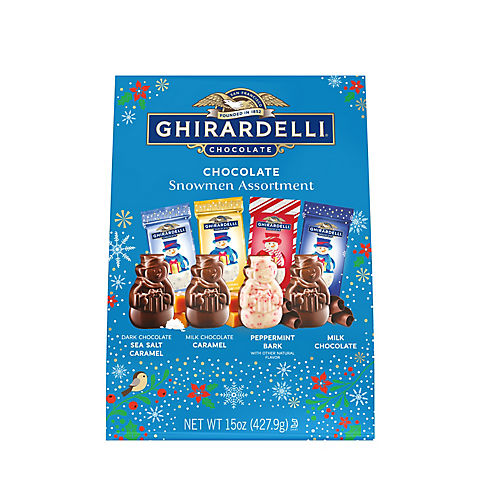 Ghirardelli Chocolate Snowmen Assortment Bag, 15 oz.