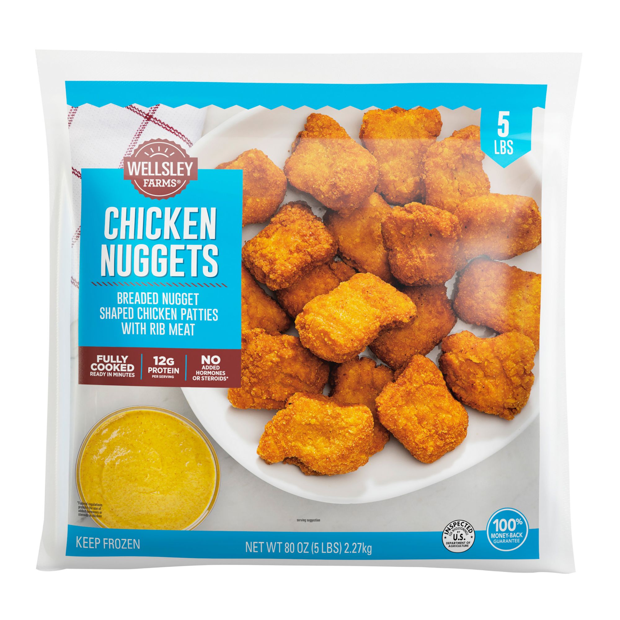 Great Value Fully Cooked Gluten-Free Chicken Breast Nuggets, 16 oz (Frozen)