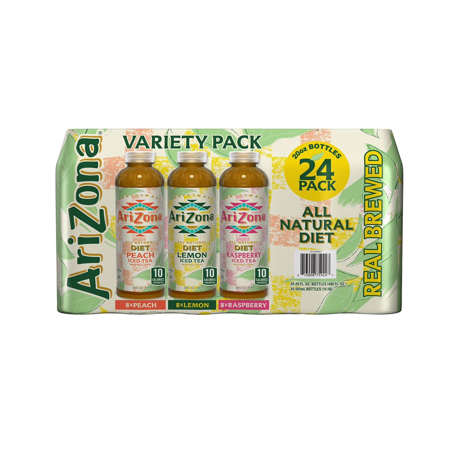 Arizona Green Tea with Honey and Peach - Bottle