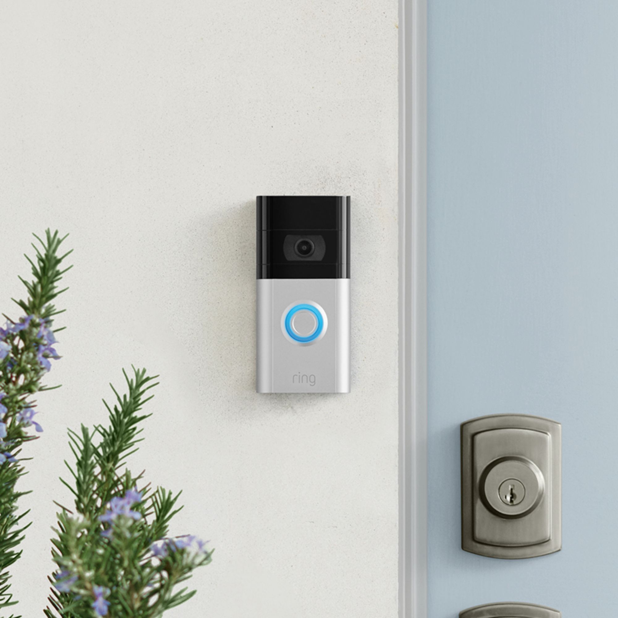 Ring Video Doorbell 3 with Indoor Camera Bundle