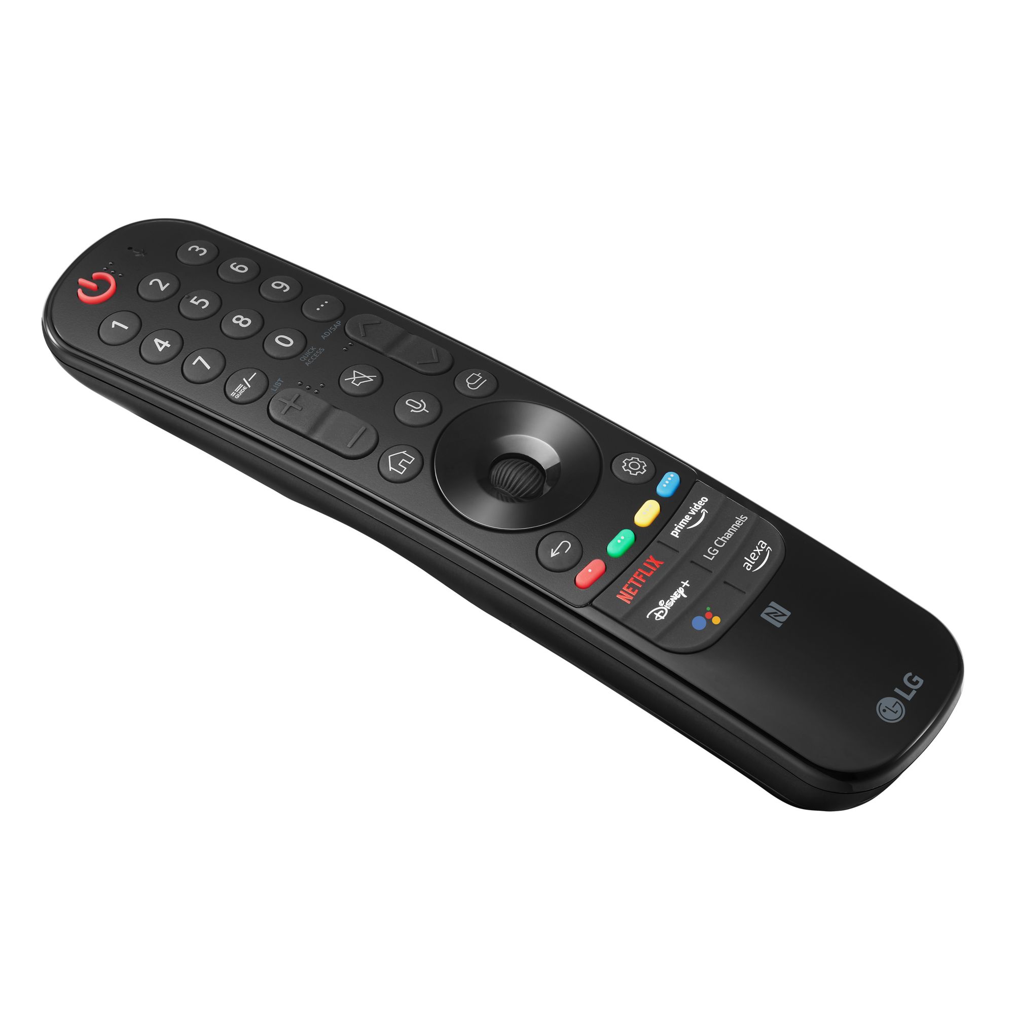 Vhbw Télécommande multifonction compatible avec LG 4K Smart TV 50UK6550PUB,  55SK8000AUB Home cinéma télévision Blu-Ray Hi-Fi