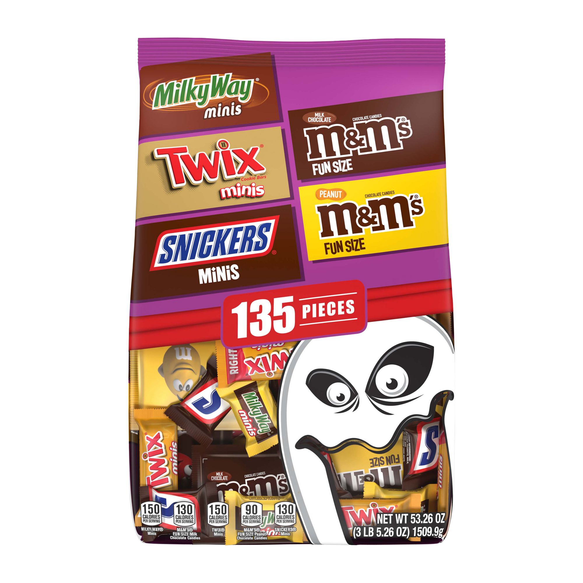 Snickers, M&m's & Twix Assorted Chocolate Halloween Candy