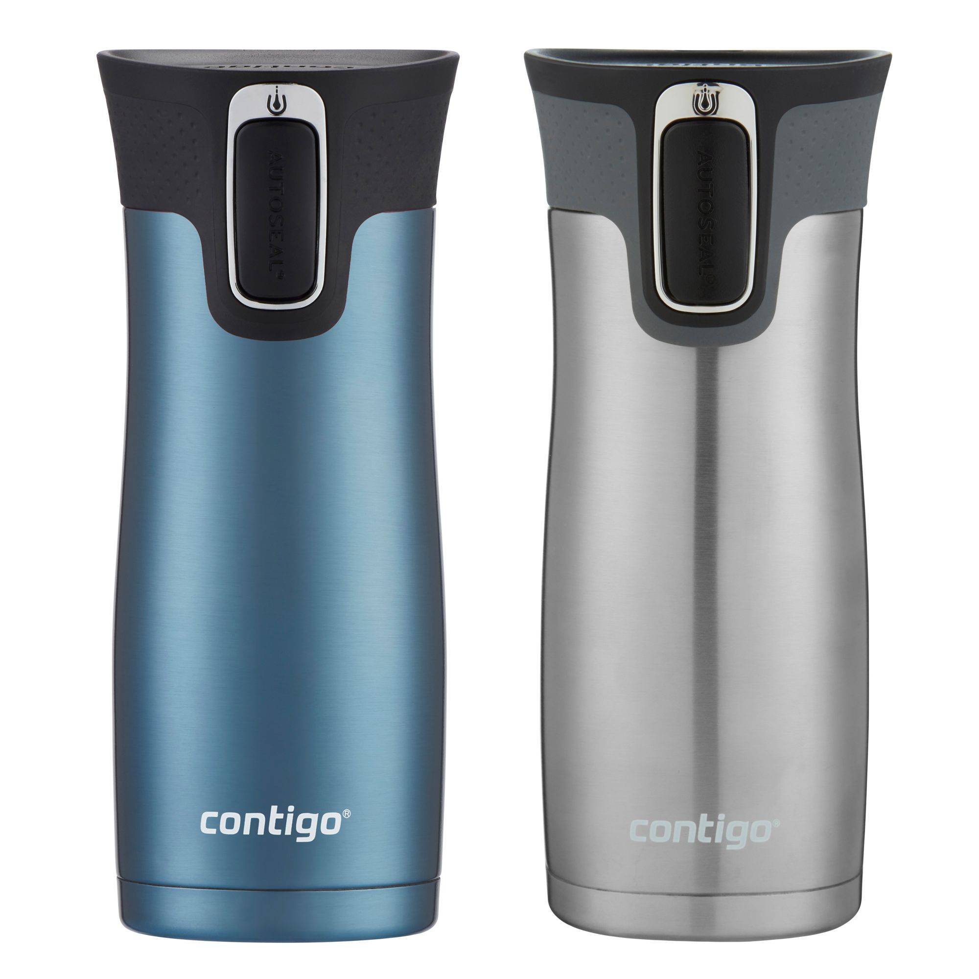 Contigo Autoseal West Loop Stainless Steel Coffee Travel Mug, 24 oz, Silver