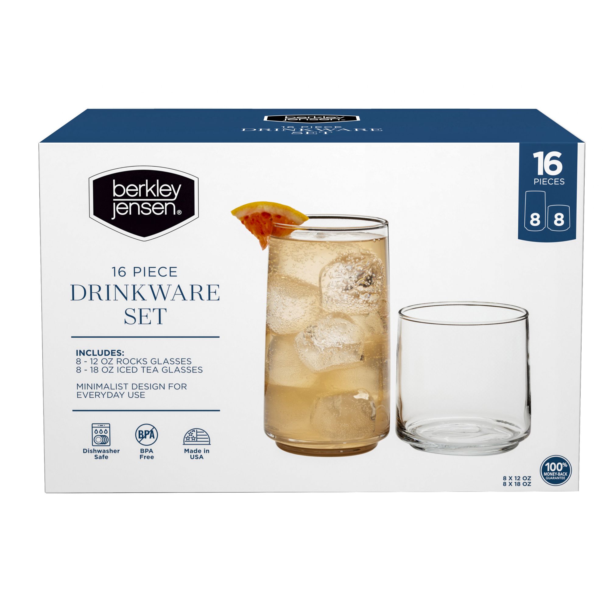 Large Martini BPA-Free Plastic Glasses - 2 Ct.