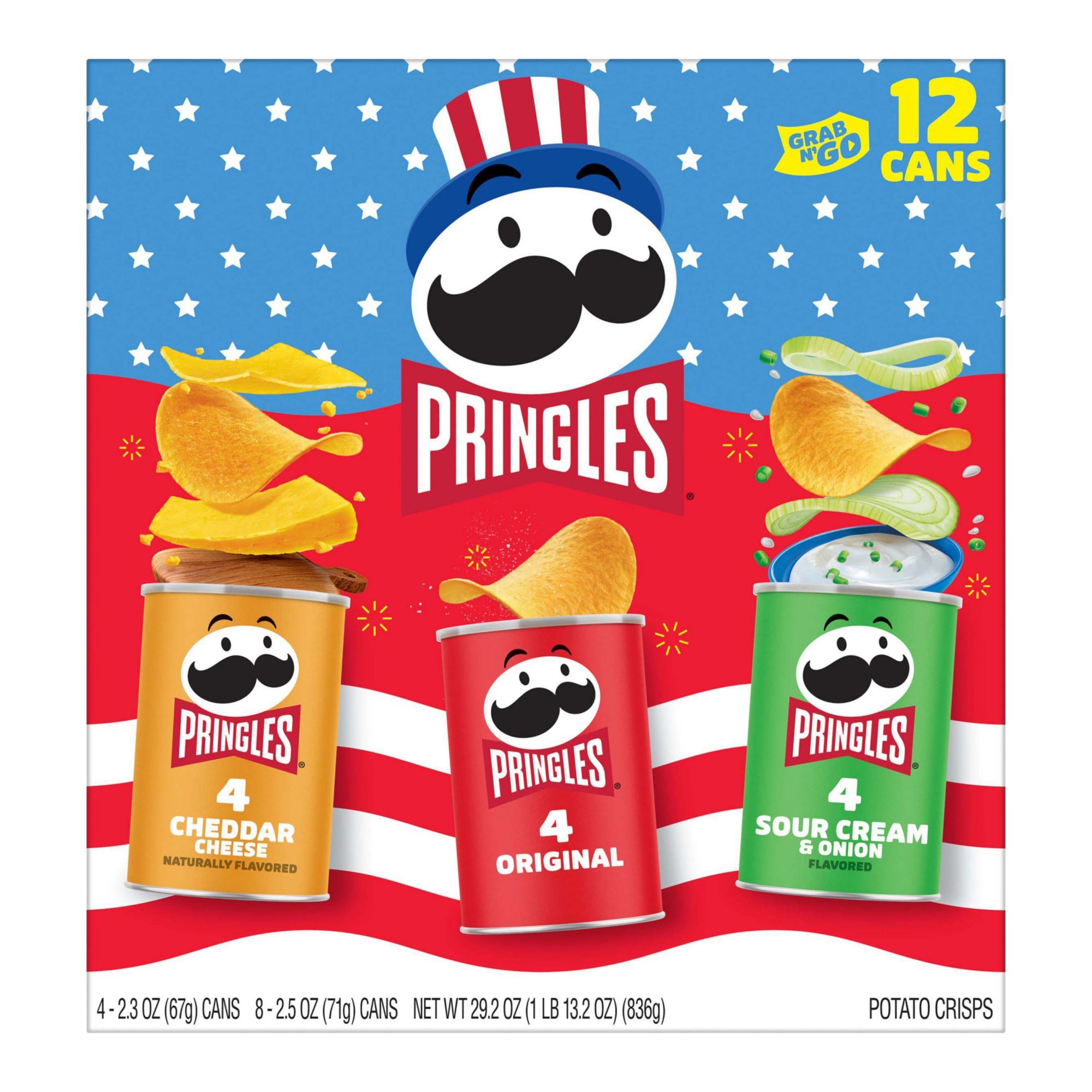 Pringles Grab And Go Variety Pack - 22oz : Target