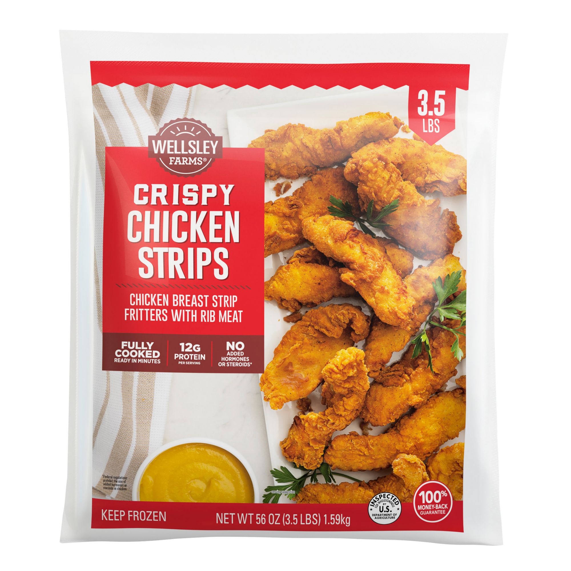 Just Bare Chicken Breast Spicy Strips, 3 lbs