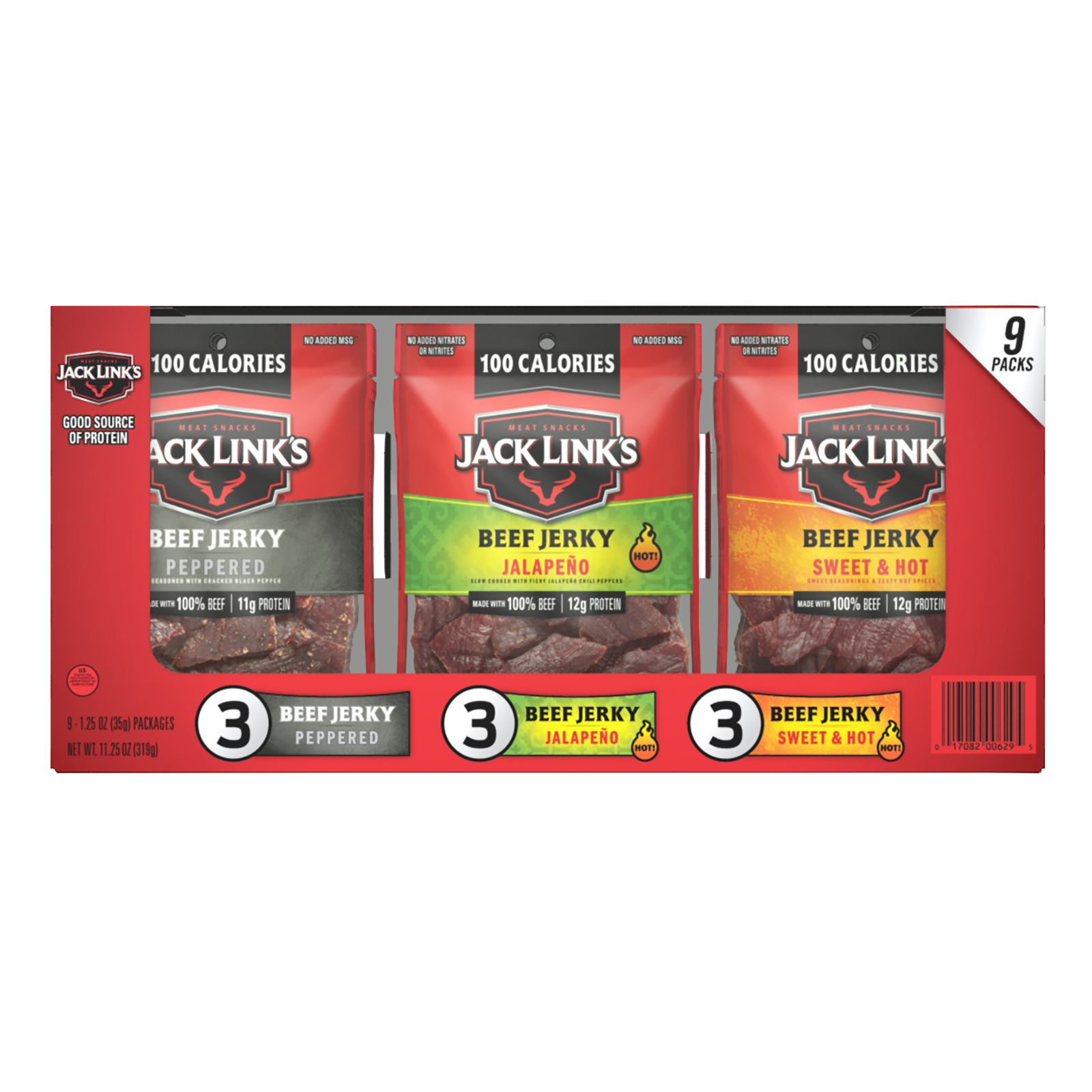 Premium Beef Jerky, 100% All Natural Beef Jerky