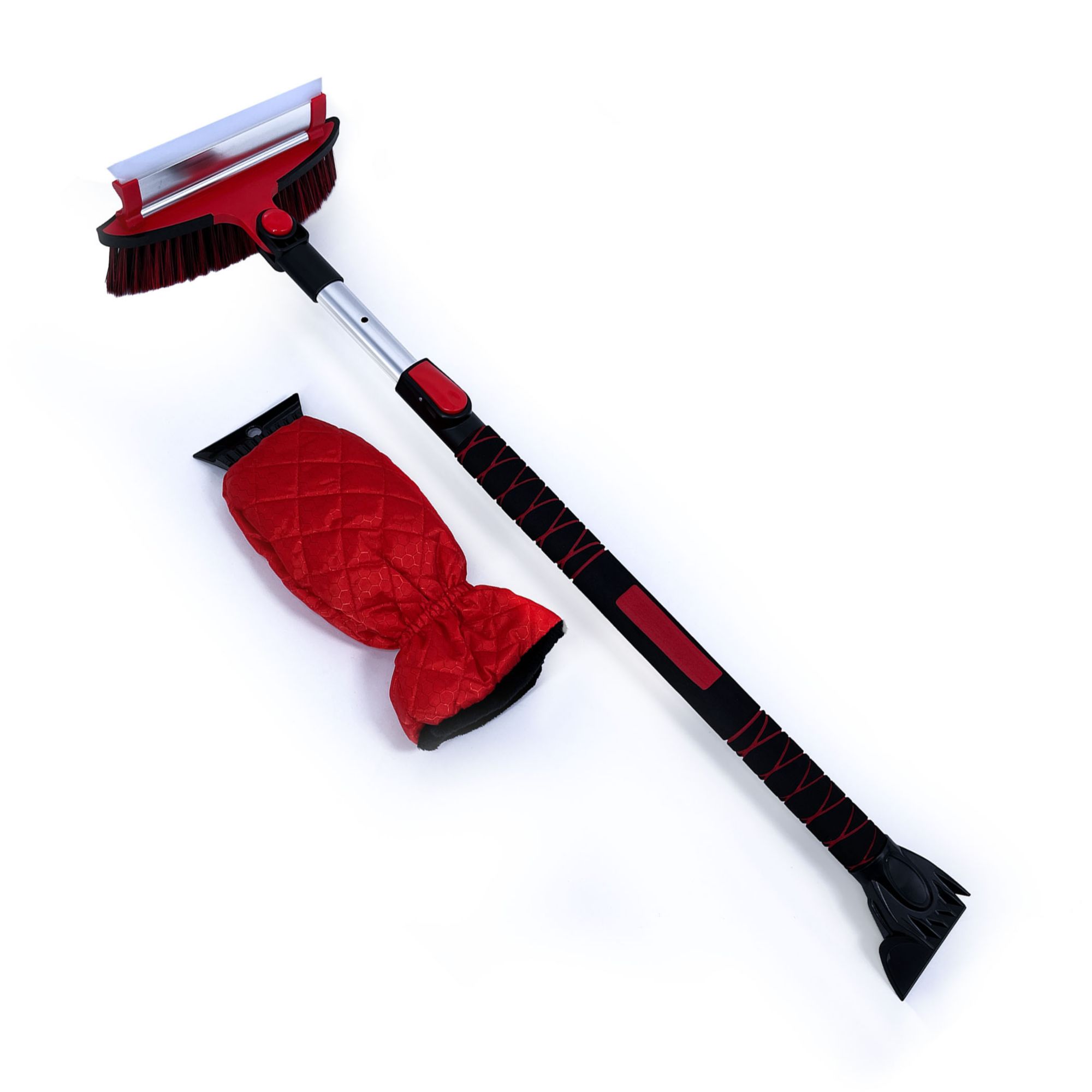 AutoCraft Extendable Snow Brush, Ice Scraper, 42 AC4495 - Advance