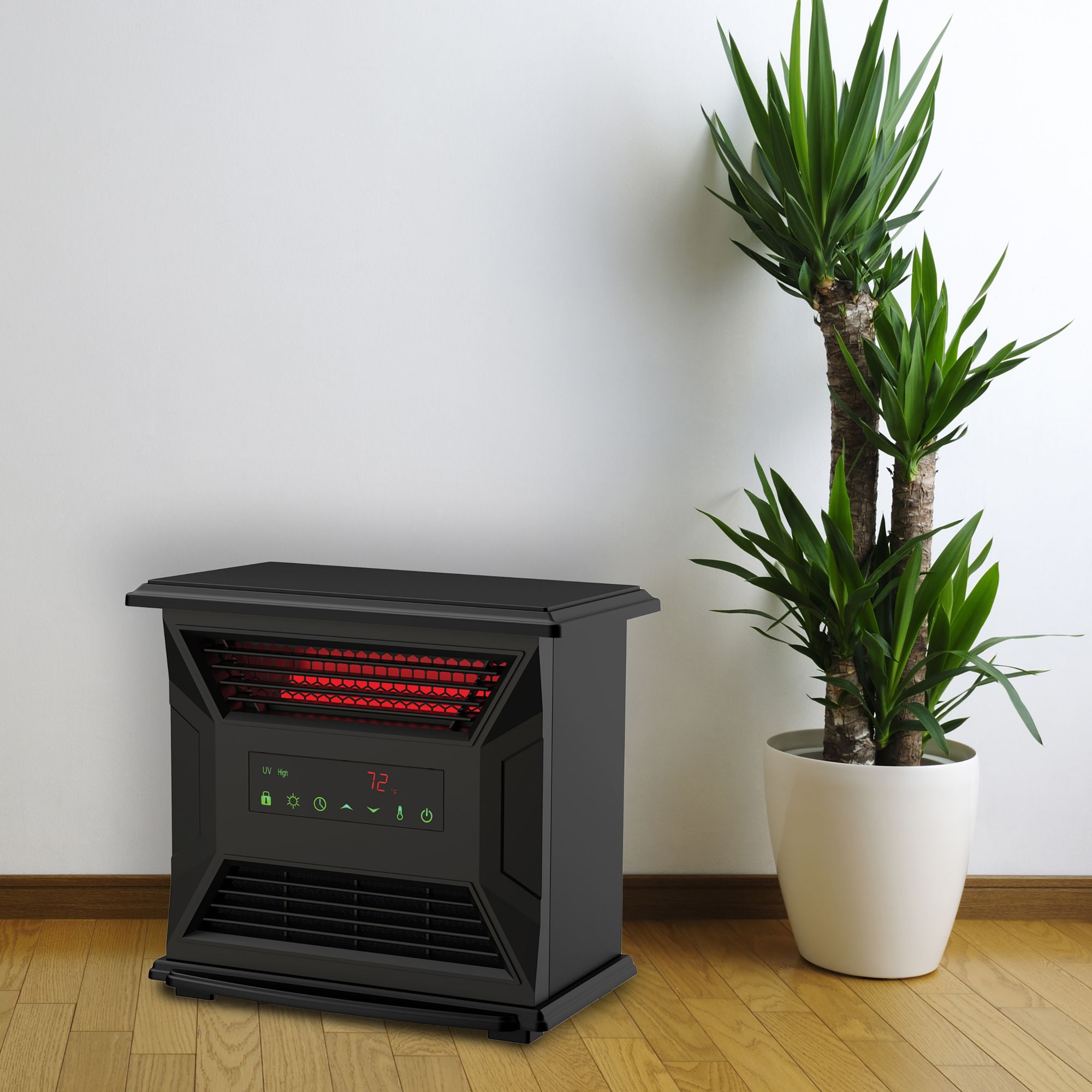 Lifesmart 1500 Watt Portable Electric Infrared Quartz Space Heater