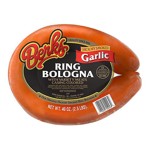 Berks Garlic Ring Bologna, 2.5 lbs.