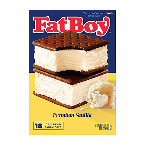 FatBoy Vanilla Sandwich, 18 pk.