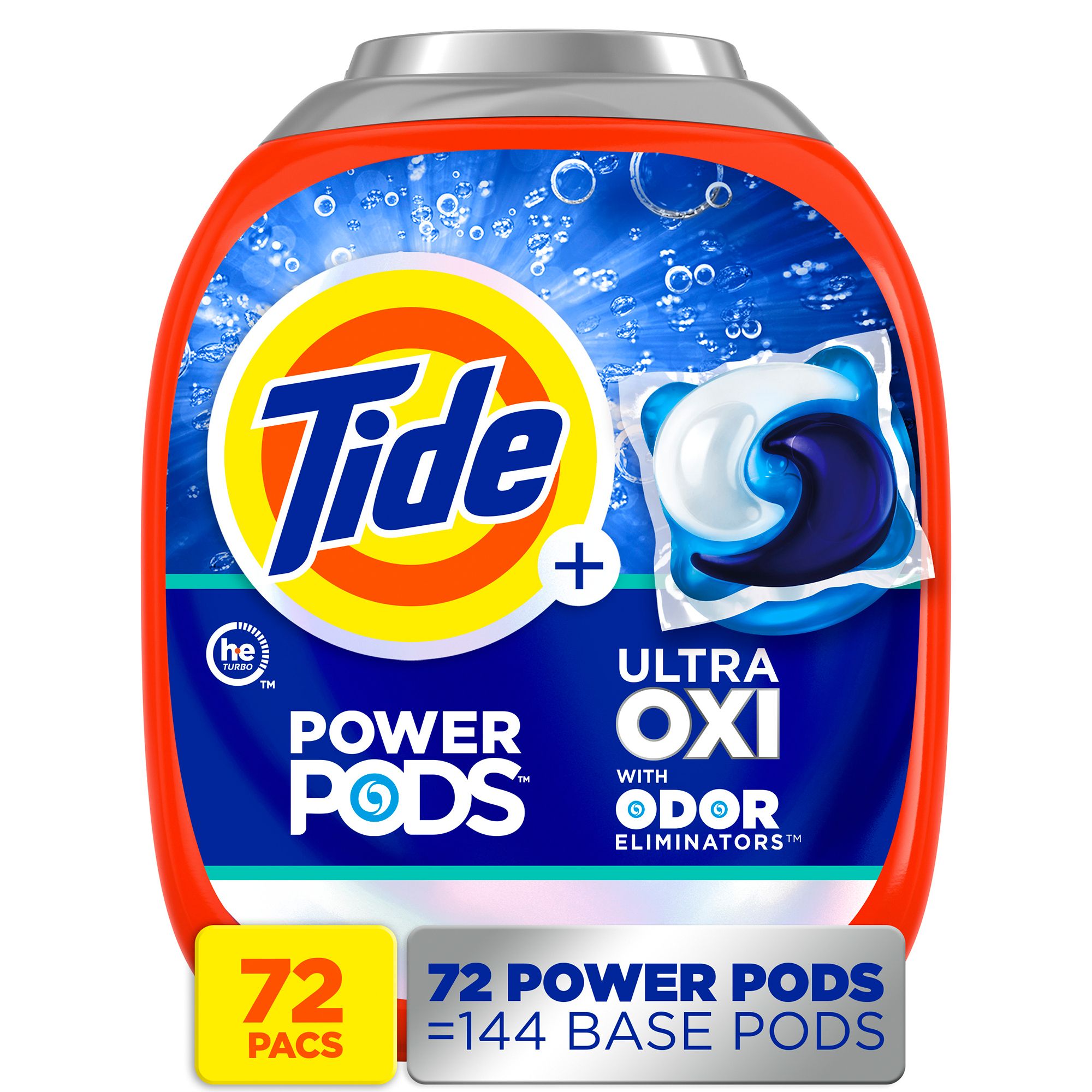 Tide PODS Ultra Oxi Free Liquid Laundry Detergent Pacs, 57 ct