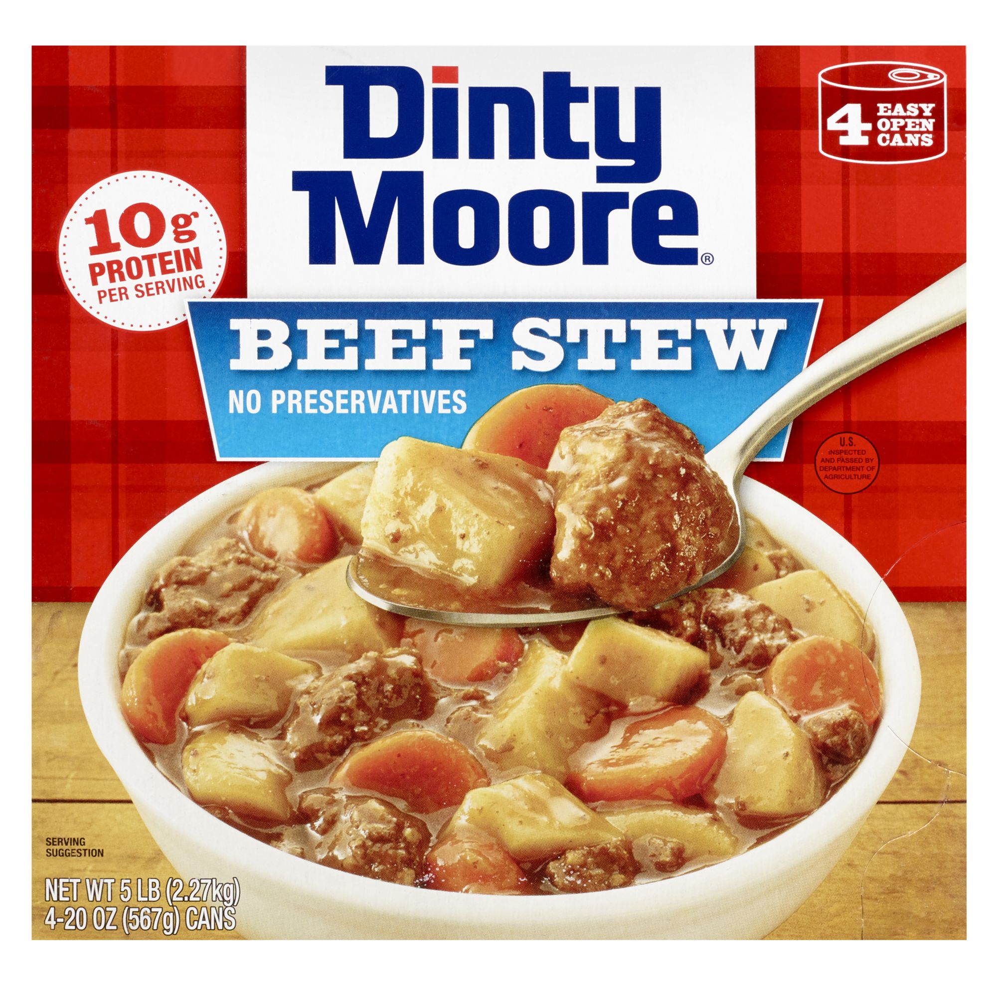 Dinty Moore Beef Stew 4 Pk 20 Oz Bjs Wholesale Club