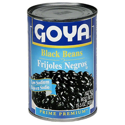 Goya Low Sodium Black Beans, 6 pk./15.5 oz.